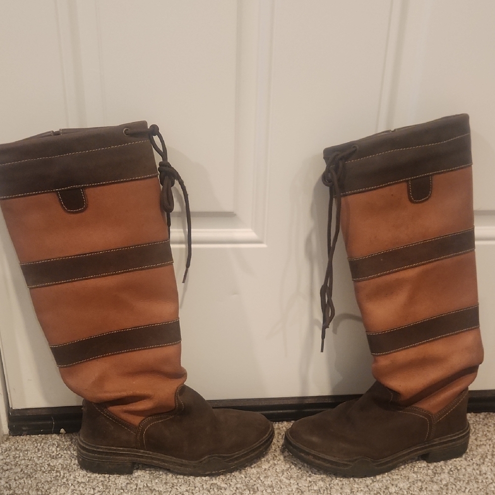 Leather Country Equestrian Tall Boot